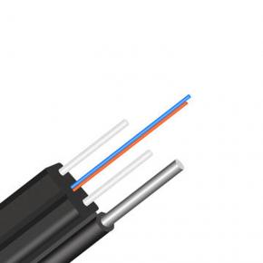 Outdoor Self-supporting Fiber Optic Cable GJYXCH Ftth Drop Cable with Messenger Wire