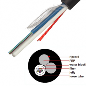 Optical Indoor Outdoor FRP GYFXTY  core Single mode Fiber Optic Cable 6 12 24 48    