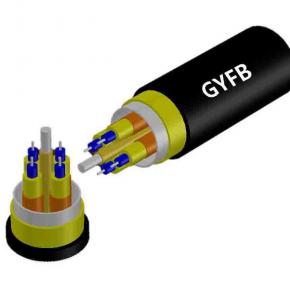 GYFB 6A1b Field Tactical Draggable Fiber Optic Multimode 6Cores TPU3.3-5.0 Cable