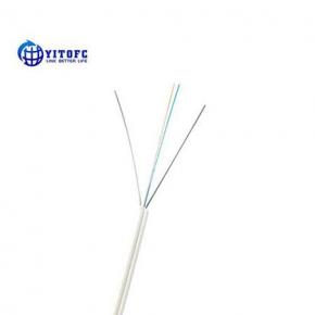 Factory wholesale Drop cable FTTH with LSZH jacket G657A fiber optic cable GJXH/GJXFH flat cable FTTH