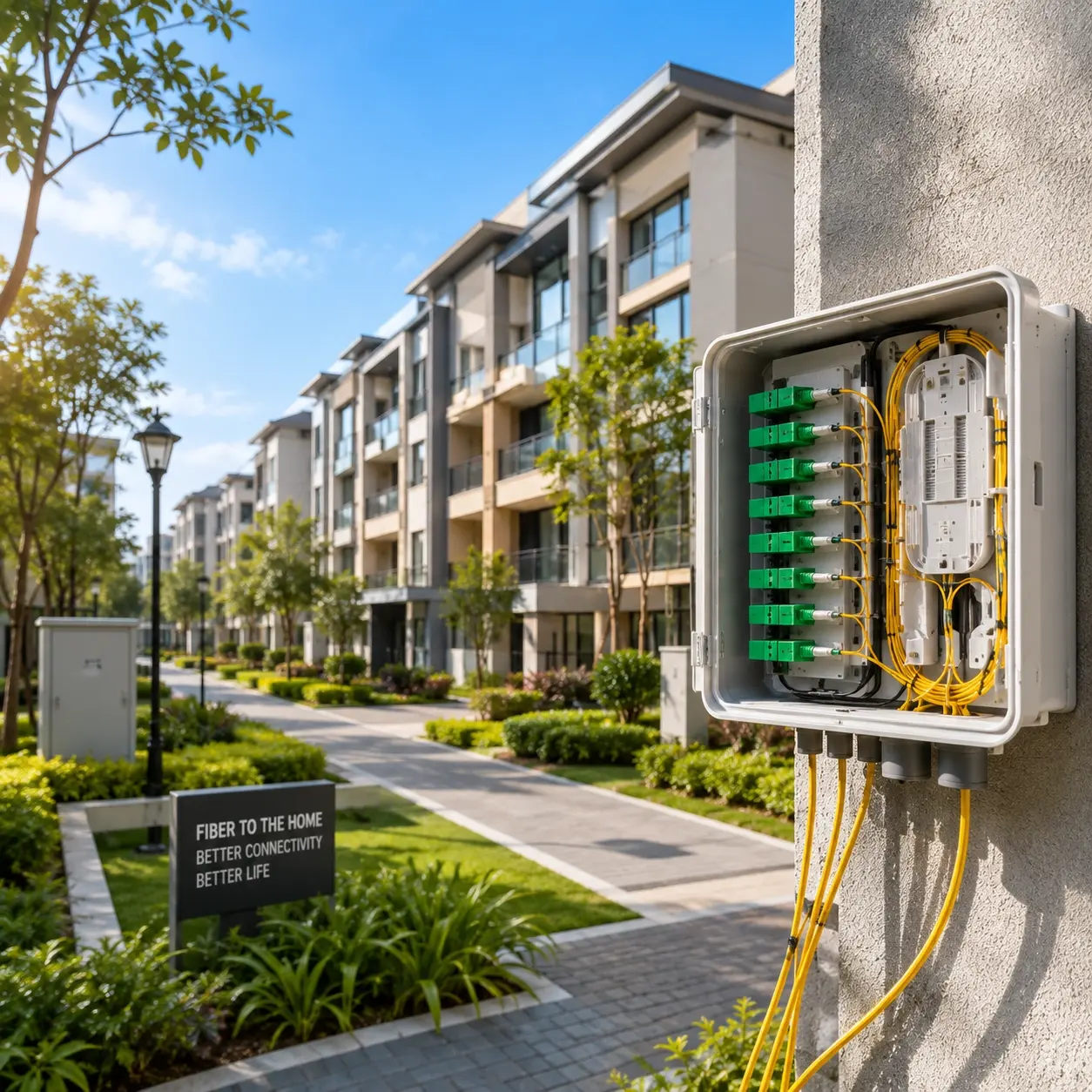 Smart city fiber optic network architecture