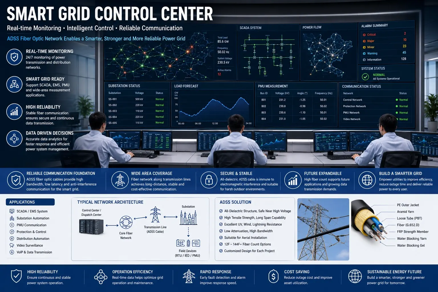 Campus network management and control center